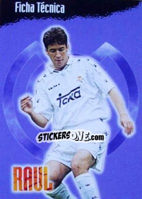Cromo Raul González - Real Madrid 1996-1997 - Panini