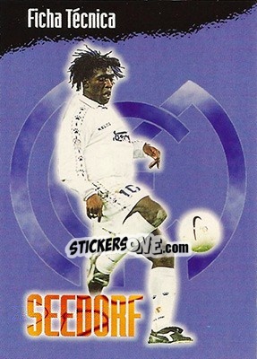 Sticker Seedorf - Real Madrid 1996-1997 n. 23 - Panini