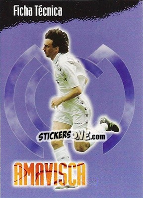 Sticker Amavisca - Real Madrid 1996-1997 - Panini