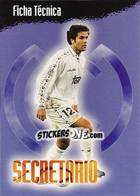Sticker Secretario - Real Madrid 1996-1997 - Panini