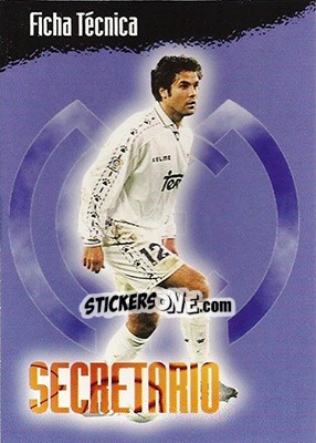 Figurina Secretario - Real Madrid 1996-1997 n. 25 - Panini