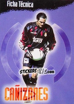 Sticker Canizares - Real Madrid 1996-1997 - Panini