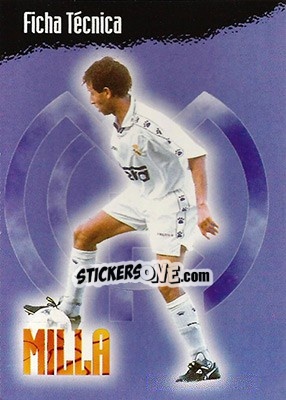 Sticker Milla - Real Madrid 1996-1997 n. 27 - Panini