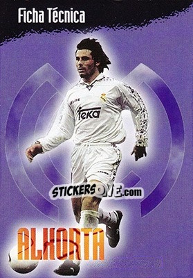 Sticker Alkorta - Real Madrid 1996-1997 - Panini