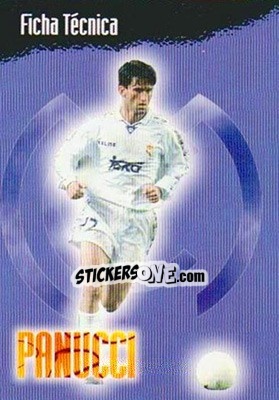 Cromo Panucci - Real Madrid 1996-1997 - Panini