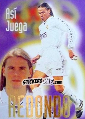 Figurina Redondo - Real Madrid 1996-1997 - Panini