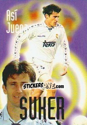 Figurina Suker - Real Madrid 1996-1997 - Panini