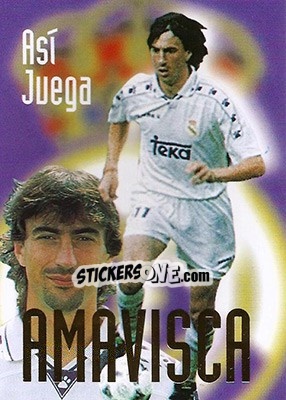 Figurina Amavisca - Real Madrid 1996-1997 - Panini