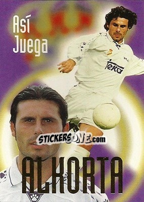 Figurina Alkorta - Real Madrid 1996-1997 - Panini