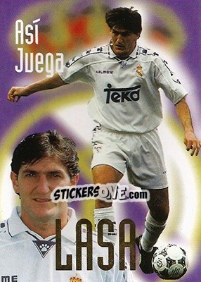Cromo Lasa - Real Madrid 1996-1997 - Panini