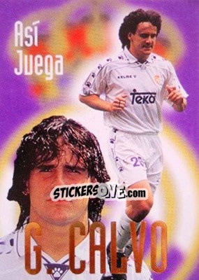 Sticker Garcia Calvo - Real Madrid 1996-1997 n. 55 - Panini