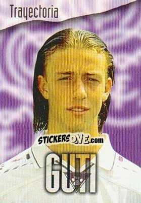 Figurina Guti - Real Madrid 1996-1997 - Panini