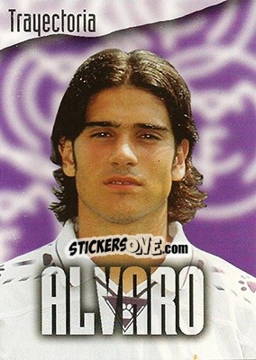 Figurina Alvaro - Real Madrid 1996-1997 - Panini