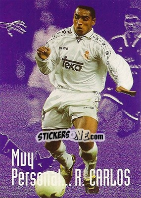 Figurina Roberto Carlos - Real Madrid 1996-1997 - Panini