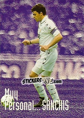 Sticker Sanchis - Real Madrid 1996-1997 - Panini