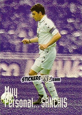 Figurina Sanchis - Real Madrid 1996-1997 - Panini