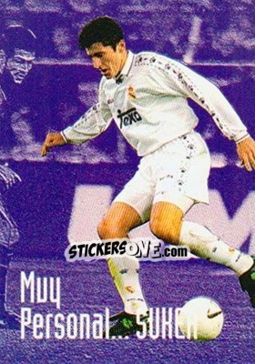 Cromo Suker - Real Madrid 1996-1997 - Panini