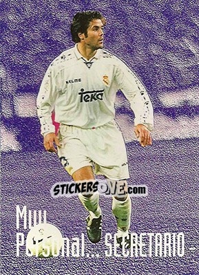 Sticker Secretario - Real Madrid 1996-1997 - Panini
