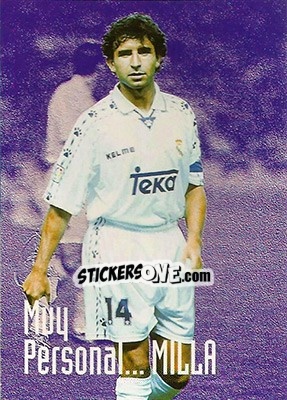 Figurina Milla - Real Madrid 1996-1997 - Panini