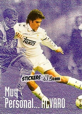 Sticker Alvaro - Real Madrid 1996-1997 - Panini