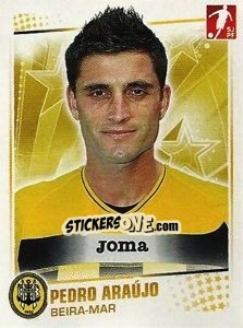 Figurina Pedro Araujo - Futebol 2010-2011 n. 35 - Panini