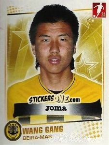 Figurina Wang Gang - Futebol 2010-2011 n. 37 - Panini