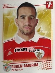 Sticker Ruben Amorim - Futebol 2010-2011 n. 45 - Panini