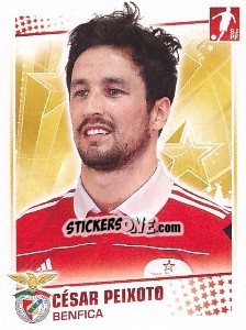 Sticker Cesar Peixoto - Futebol 2010-2011 n. 48 - Panini