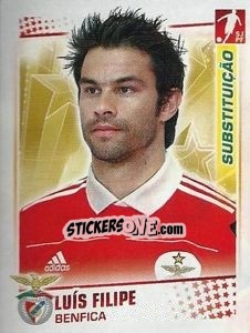 Cromo Luis Filipe - Futebol 2010-2011 n. 55-bis - Panini