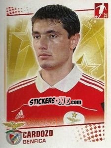 Sticker Oscar Cardozo - Futebol 2010-2011 - Panini