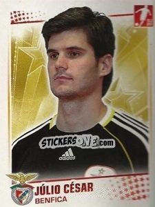 Sticker Julio Cesar - Futebol 2010-2011 n. 60 - Panini