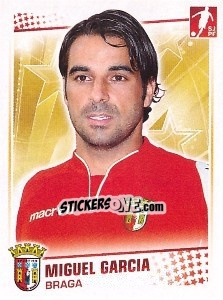 Sticker Miguel Garcia - Futebol 2010-2011 - Panini