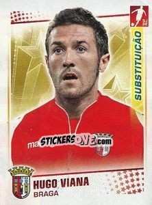 Sticker Hugo Viana - Futebol 2010-2011 n. 74-bis - Panini