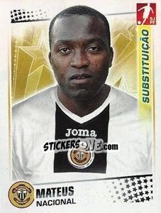 Sticker Mateus - Futebol 2010-2011 n. 110-bis - Panini