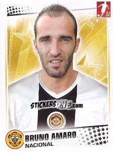 Sticker Bruno Amaro - Futebol 2010-2011 n. 114 - Panini