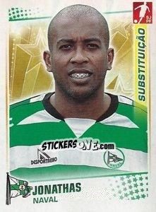 Sticker Jonathas - Futebol 2010-2011 n. 127-bis - Panini