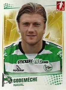 Sticker Godemeche - Futebol 2010-2011 - Panini