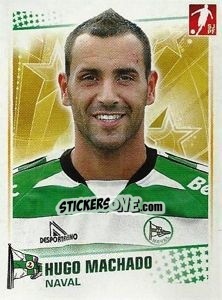 Sticker Hugo Machado - Futebol 2010-2011 n. 135 - Panini