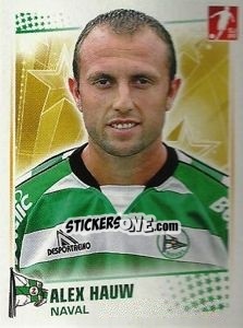 Sticker Alex Hauw - Futebol 2010-2011 n. 136 - Panini