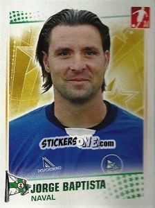 Sticker Jorge Baptista - Futebol 2010-2011 - Panini