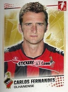 Sticker Carlos Fernandes - Futebol 2010-2011 n. 149 - Panini