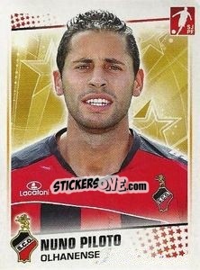 Figurina Nuno Piloto - Futebol 2010-2011 n. 151 - Panini