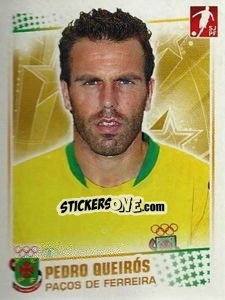 Sticker Pedro Queiros - Futebol 2010-2011 n. 165 - Panini