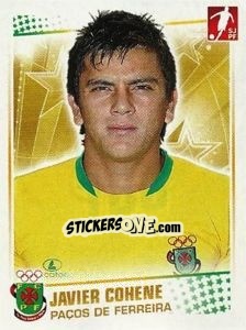 Sticker Javier Cohene - Futebol 2010-2011 n. 166 - Panini