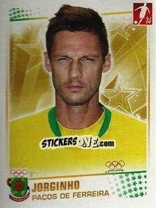 Sticker Jorginho - Futebol 2010-2011 n. 169 - Panini