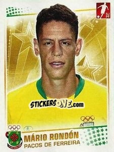 Sticker Mario Rondon - Futebol 2010-2011 n. 178 - Panini