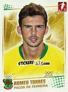 Sticker Romeu Torres - Futebol 2010-2011 n. 179 - Panini