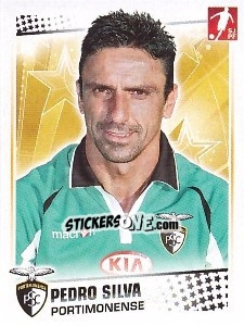 Sticker Pedro Silva - Futebol 2010-2011 n. 200 - Panini