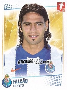 Sticker Falcao - Futebol 2010-2011 n. 218 - Panini