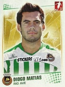 Sticker Diogo Matias - Futebol 2010-2011 n. 227 - Panini